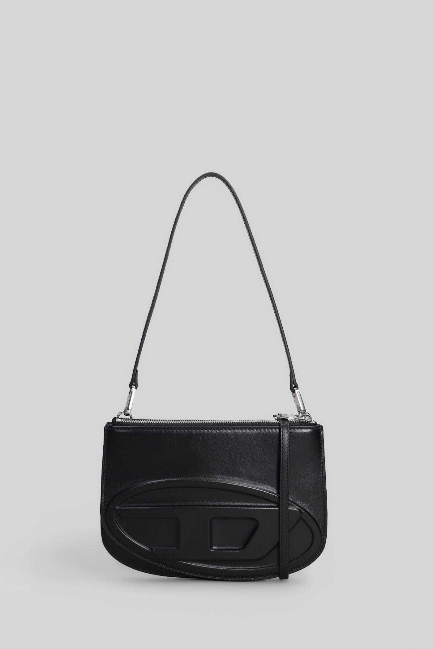 1dr 20. twin Shoulder bag in black leather Borse