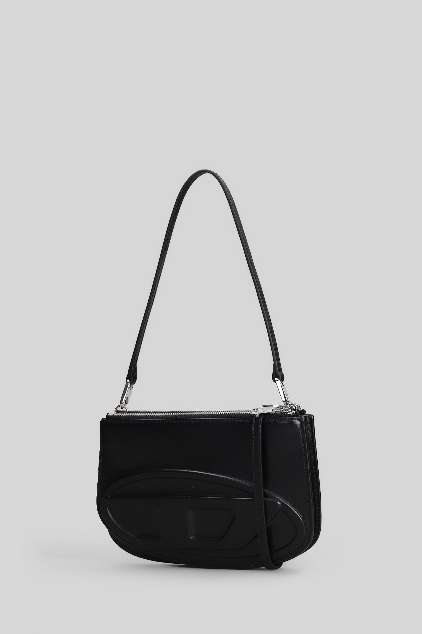 1dr 20. twin Shoulder bag in black leather Borse