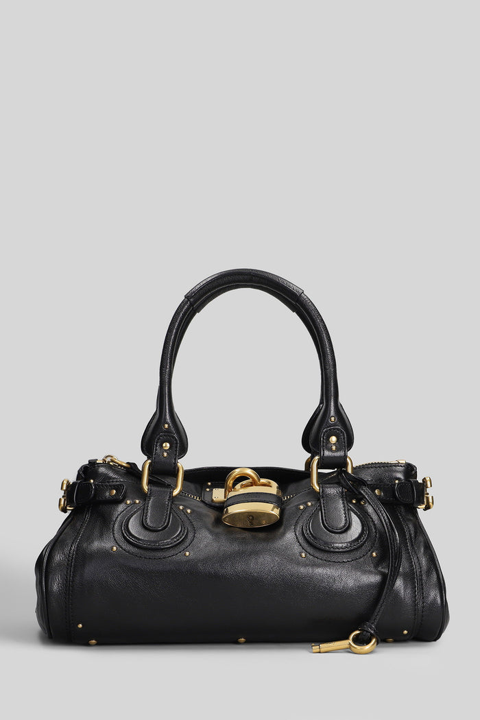 Paddington Shoulder bag in black leather Borse
