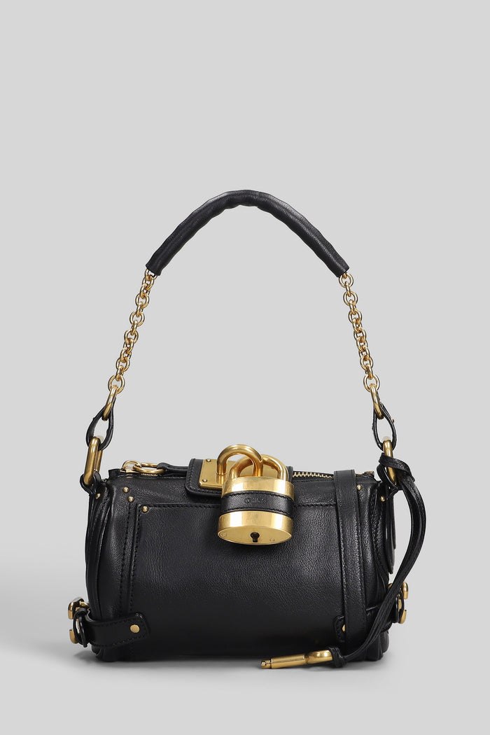 Paddington Shoulder bag in black leather Borse