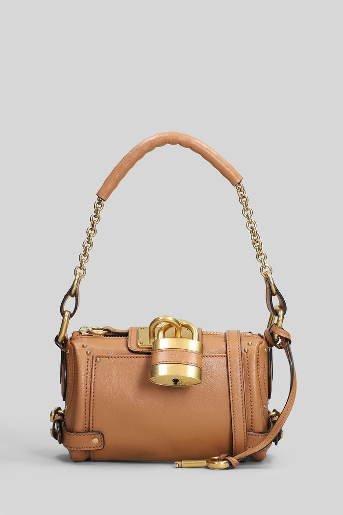 Paddington Shoulder bag in Camel leather Borse