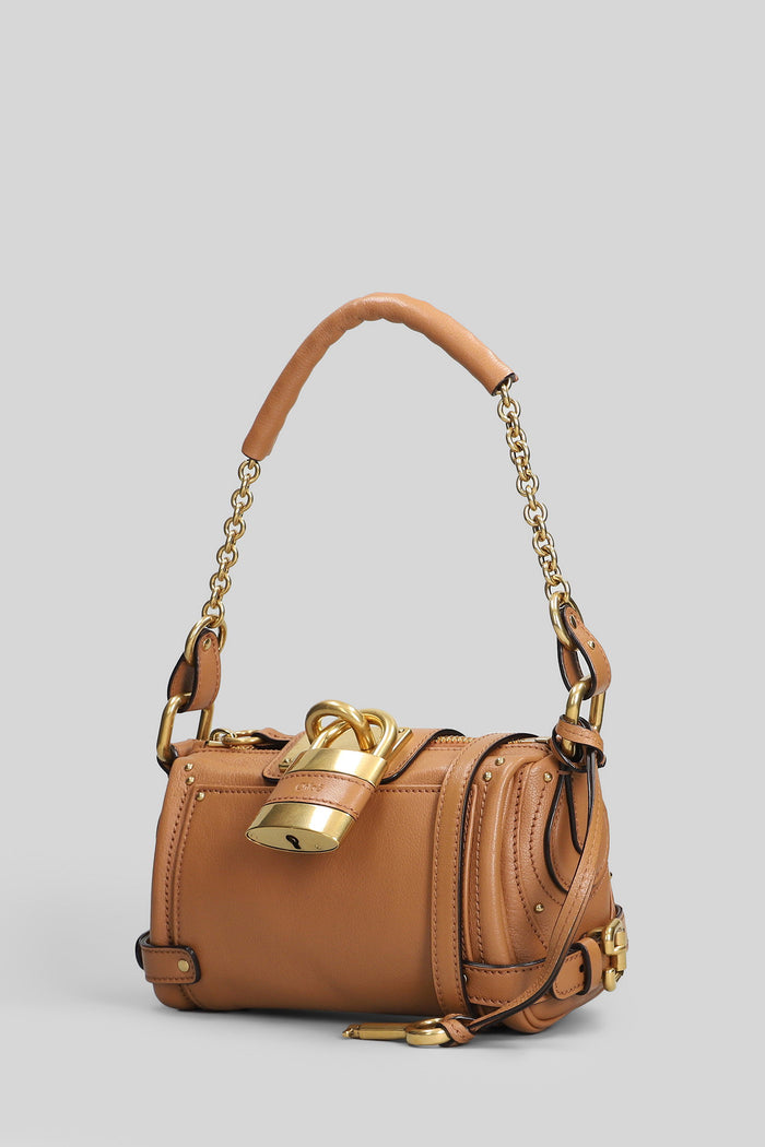 Paddington Shoulder bag in Camel leather Borse