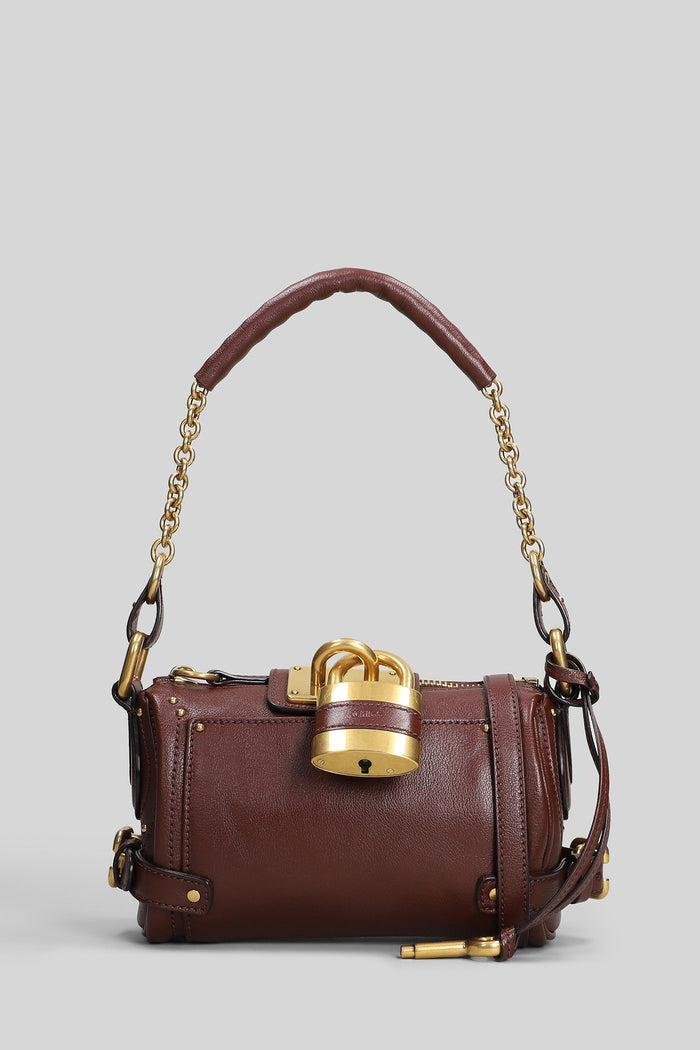 Paddington Shoulder bag in brown leather Borse