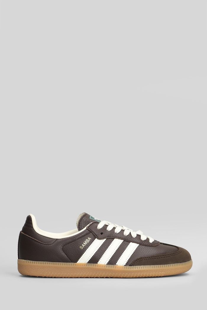 Samba Og Sneakers in brown leather Scarpe