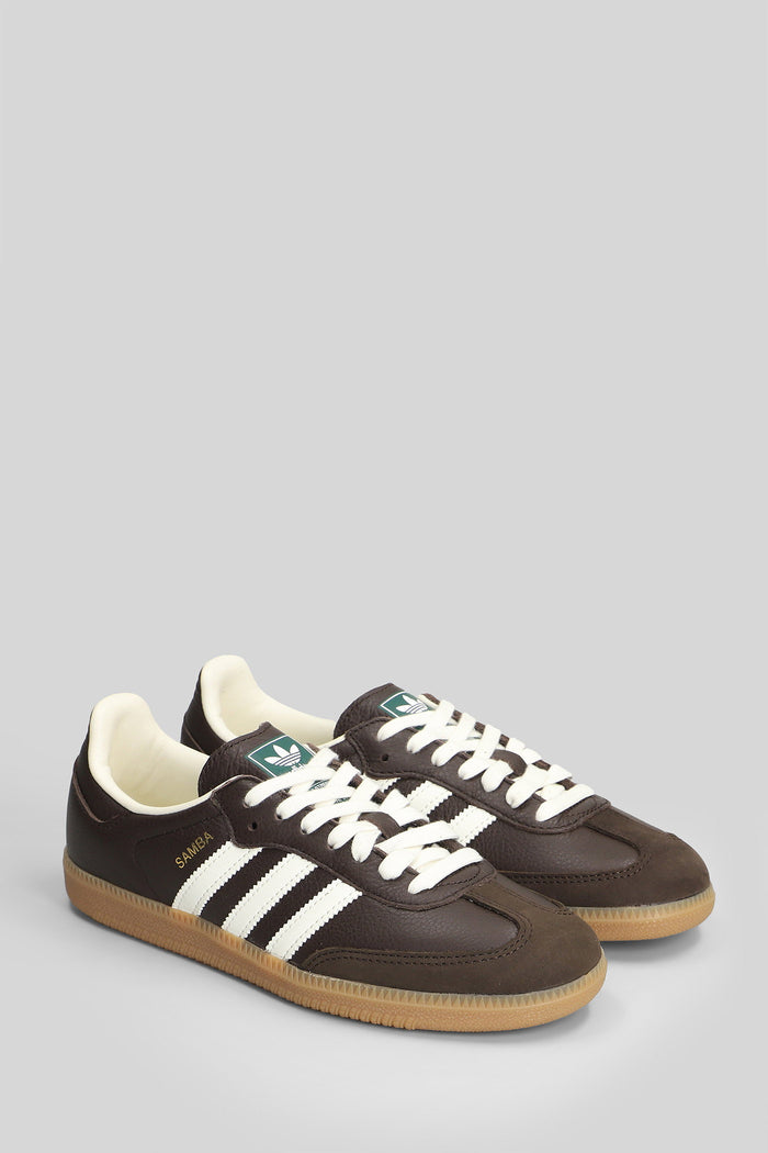 Samba Og Sneakers in brown leather Scarpe