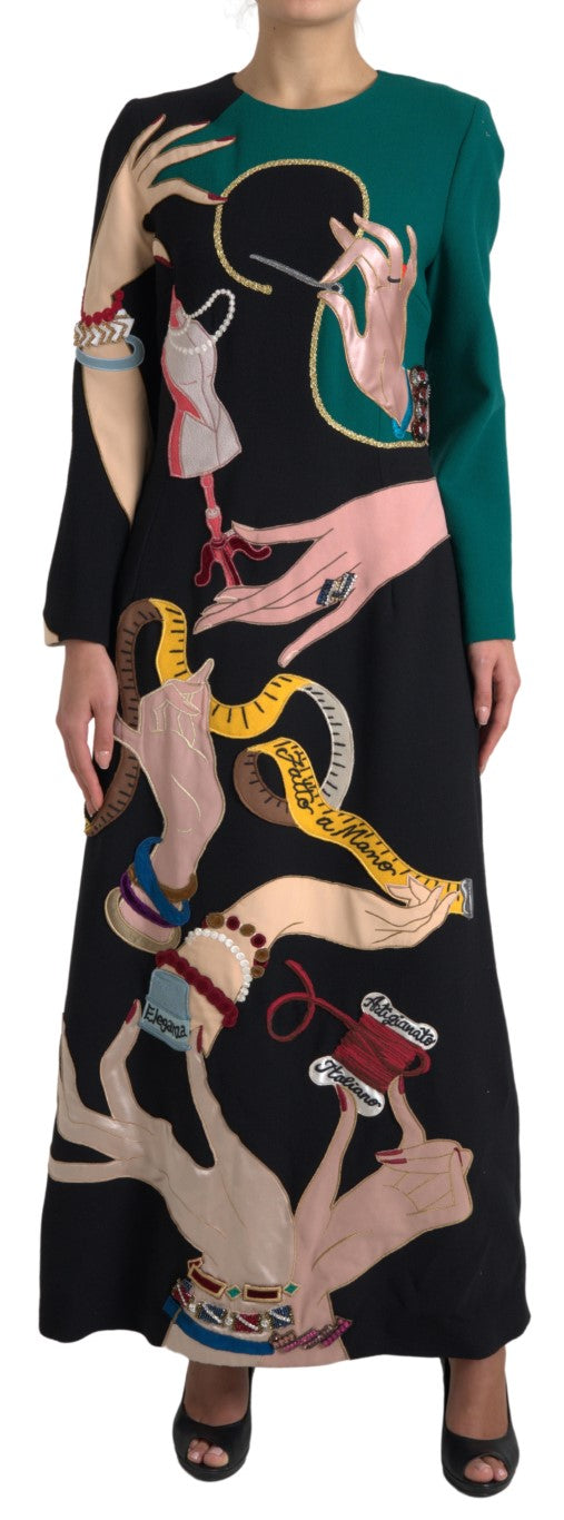 Dolce & Gabbana 70% Wool dress in multicolor