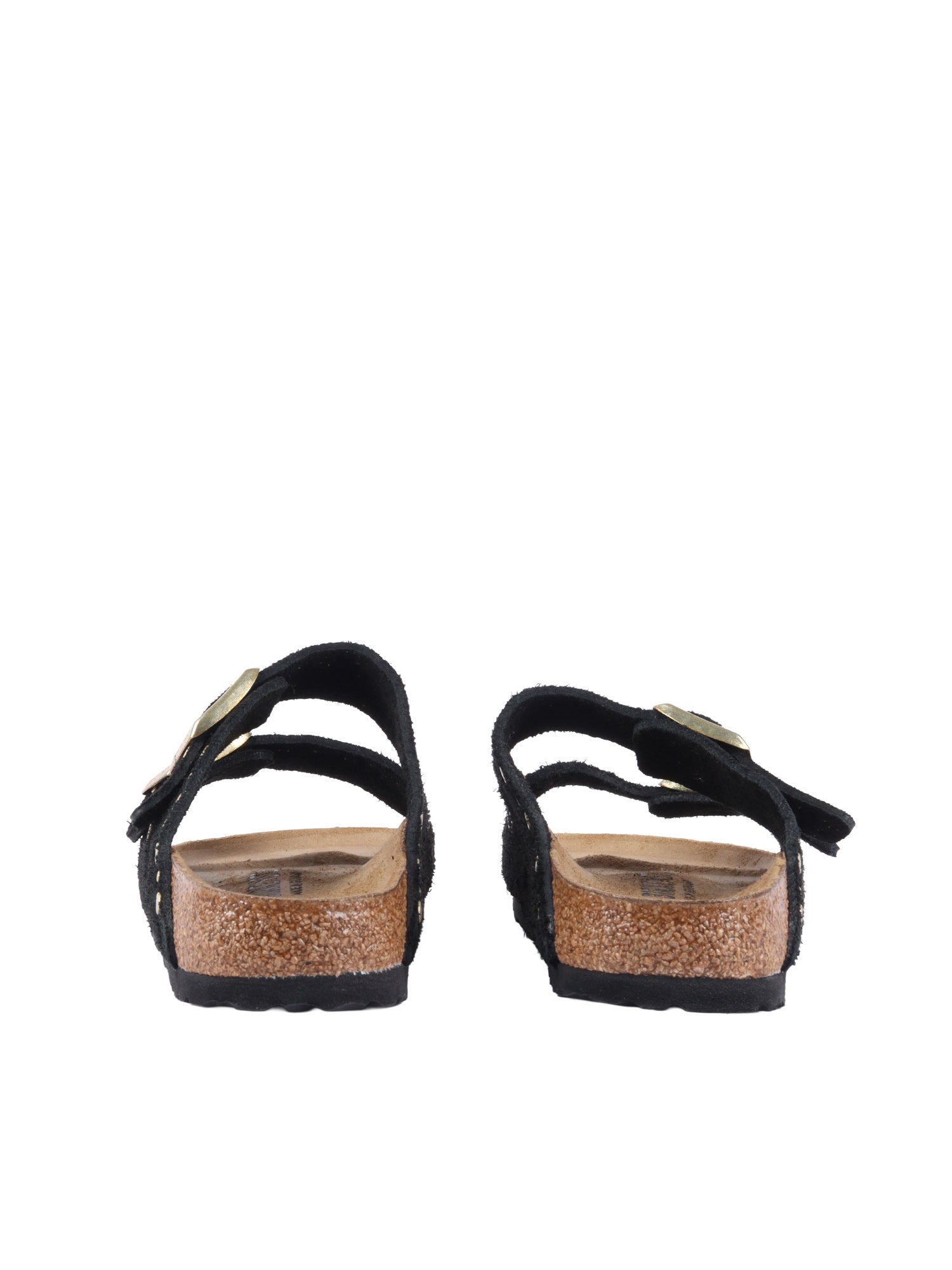 Arizona Rivet black, Suede Leather Sole In Eva Sandal