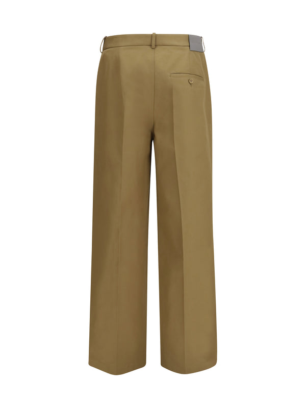 Chino Pants Camel Cotton Trousers