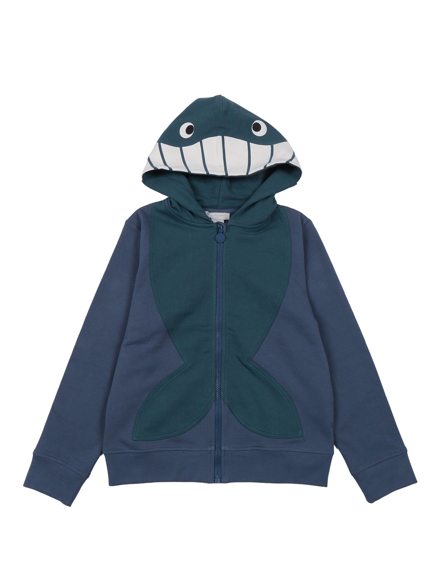 JERSEY CARDIGAN Blue Cotton