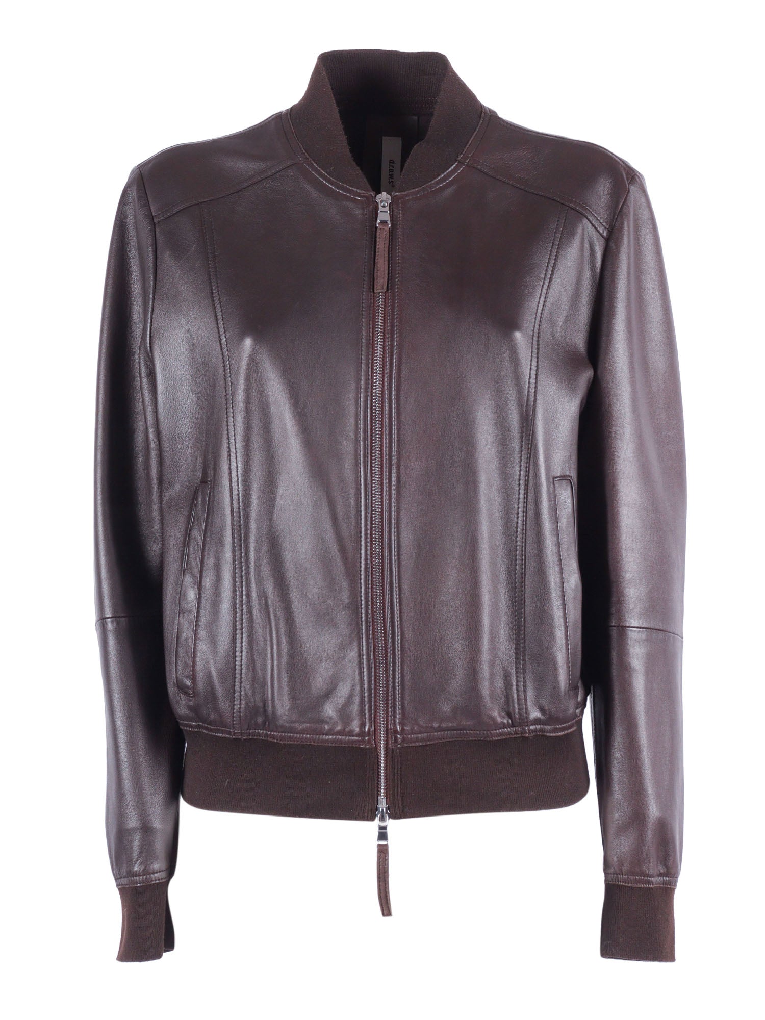 Woman Leather Jacket Brown