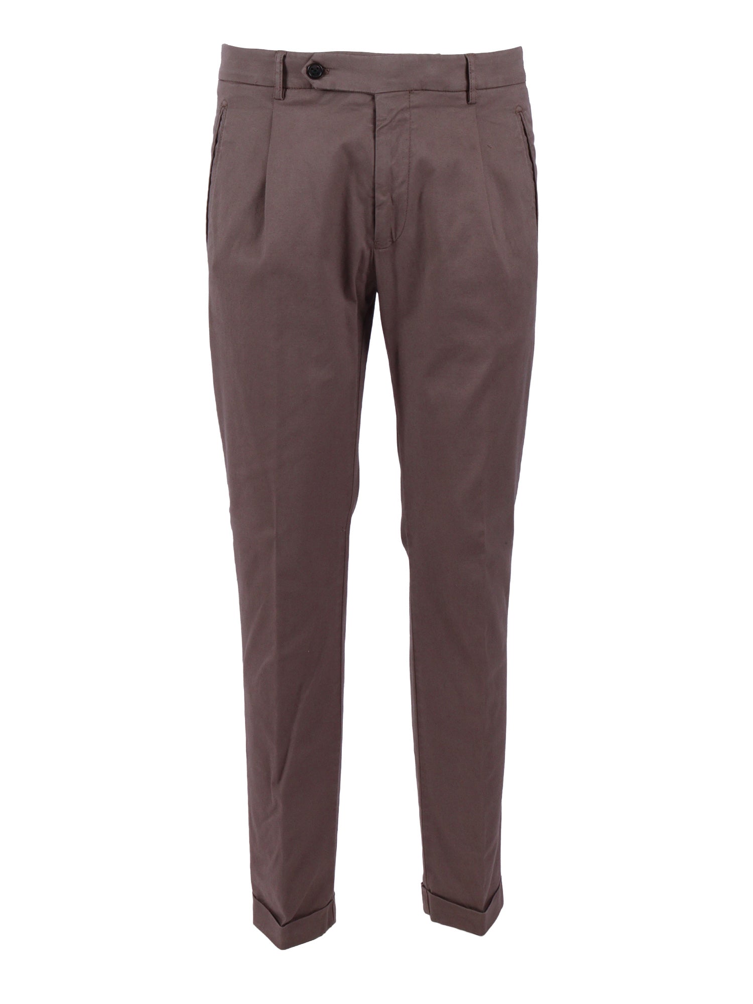 retrolong-GD pants Brown Lyocell Cotton Elastane