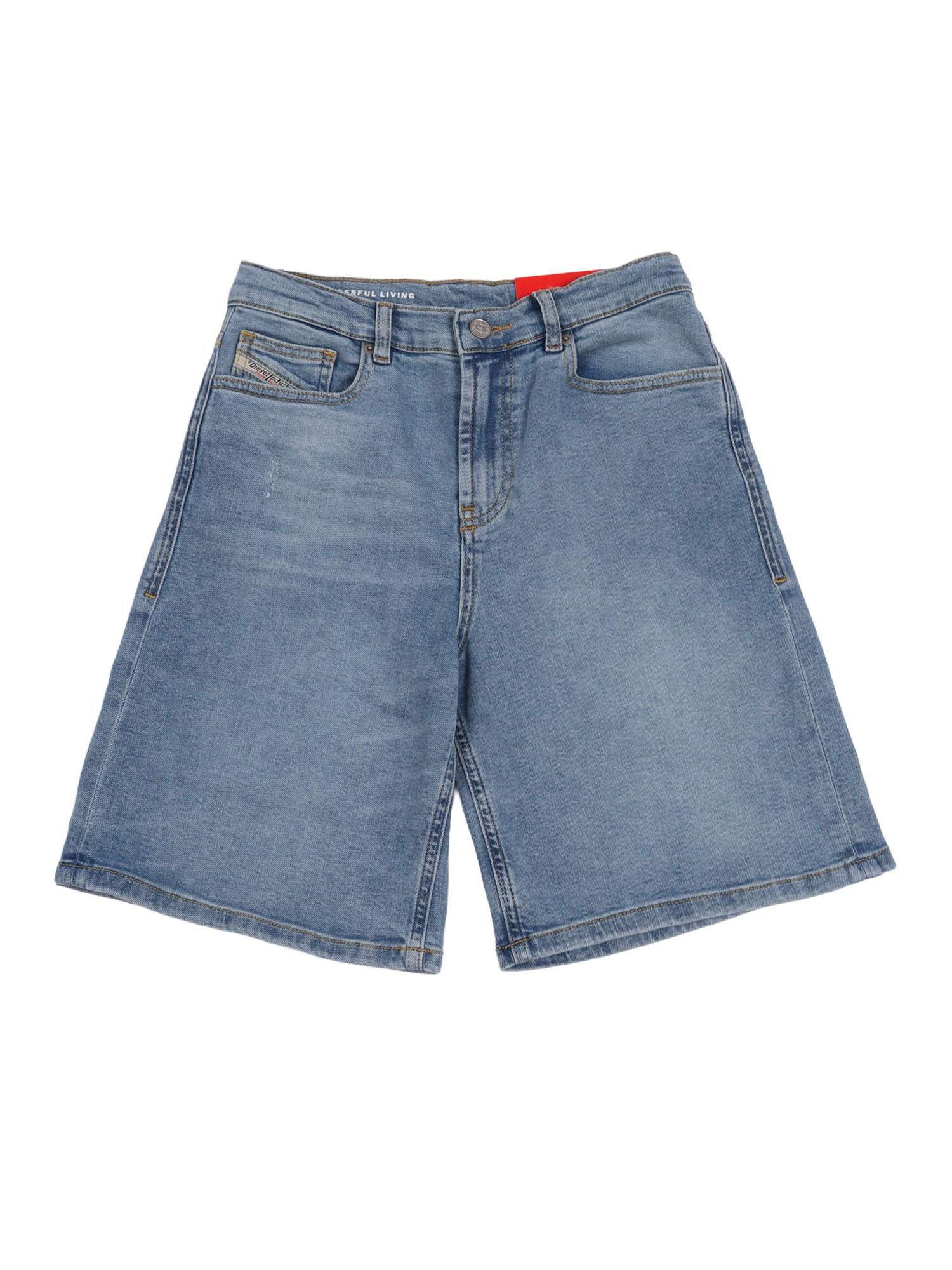 Short pants Blue Cotton Elastane Bermuda