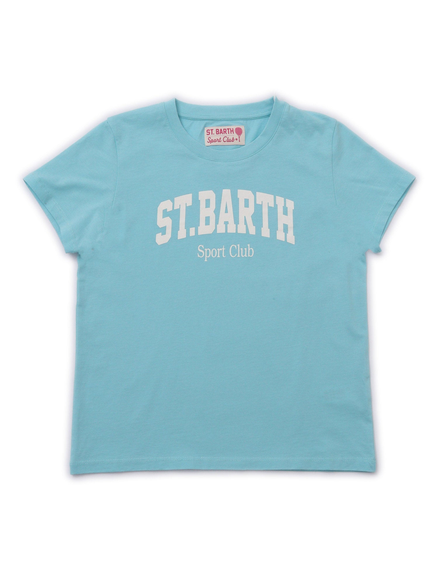 COTTON T SHIRT Light Blue Short Sleeves T-shirt