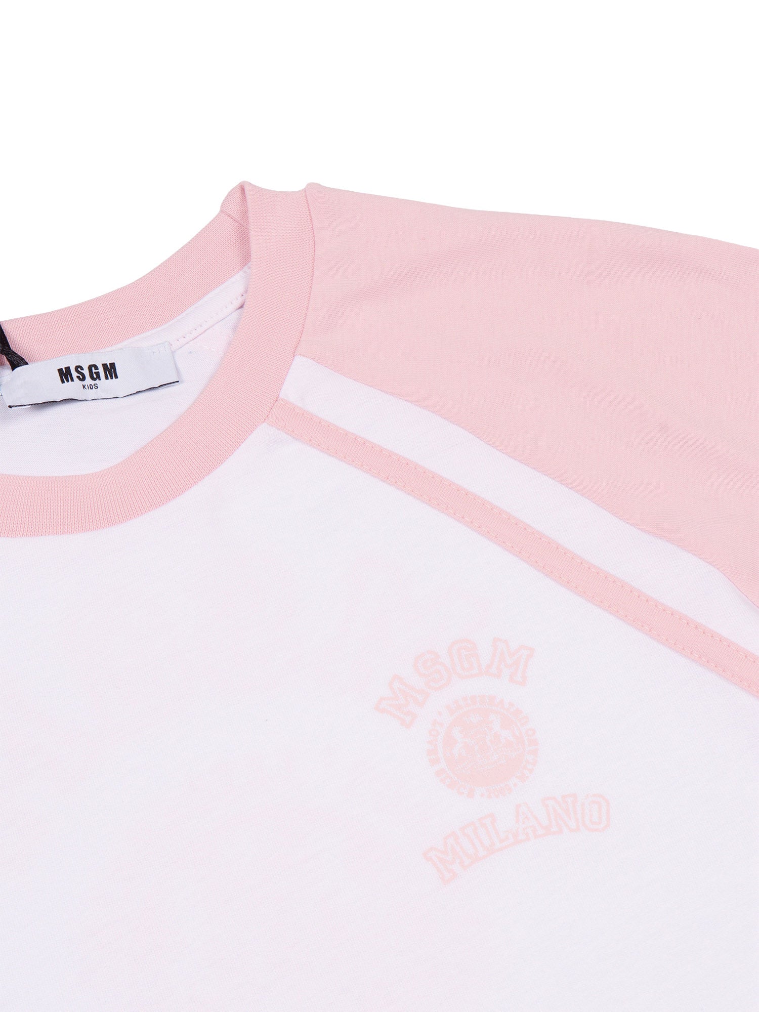 BOXY JERSEY T-SHIRT GIRL White Cotton Short Sleeves