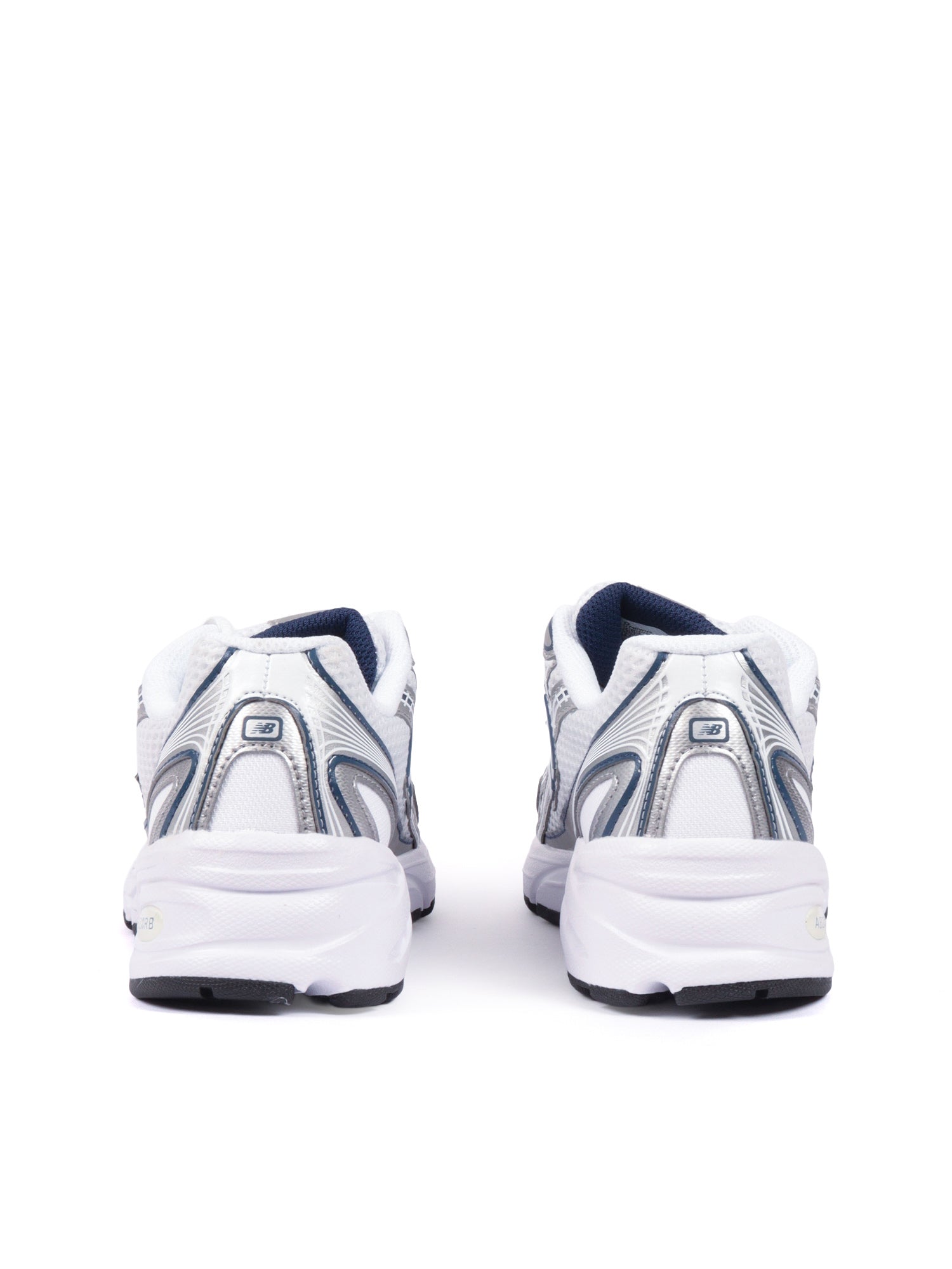 Scarpa Lifestyle - UNISEX TIER 1 Synthetic-Mesh WHITE-SILVER-NAVY D Synthetic Fabric 2 Mesh Sneaker
