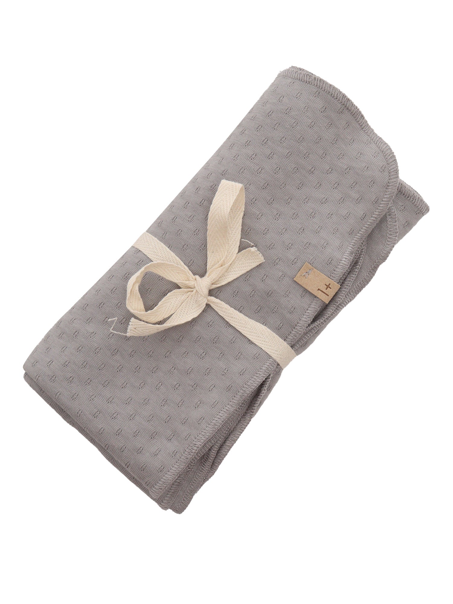 Gray perforated blanket Grey Cotton