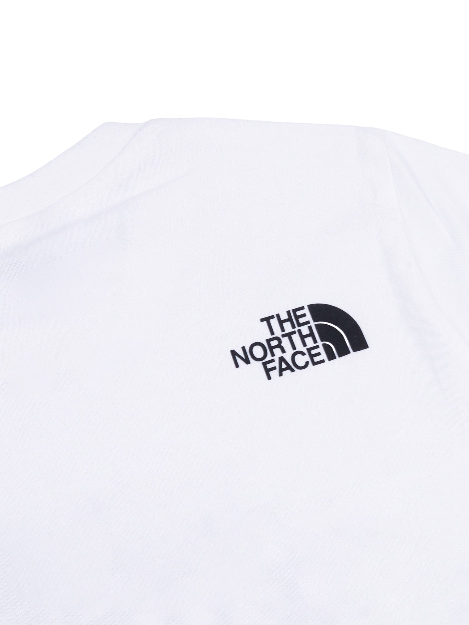 TEEN EASY REGULAR SS TEE TNF WHITE Cotton Polyester Short Sleeves T-shirt