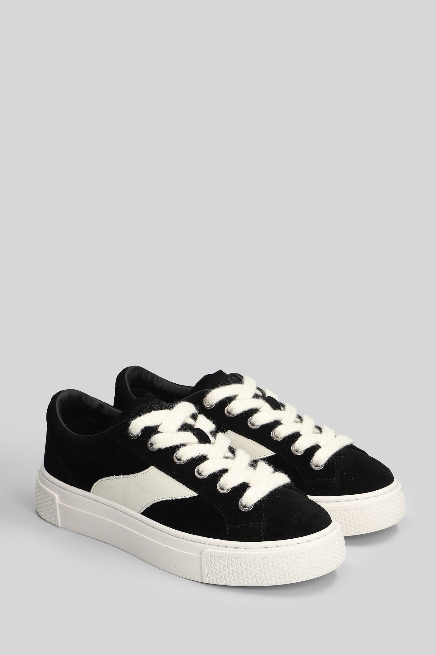 Piper Sneakers in black suede Scarpe