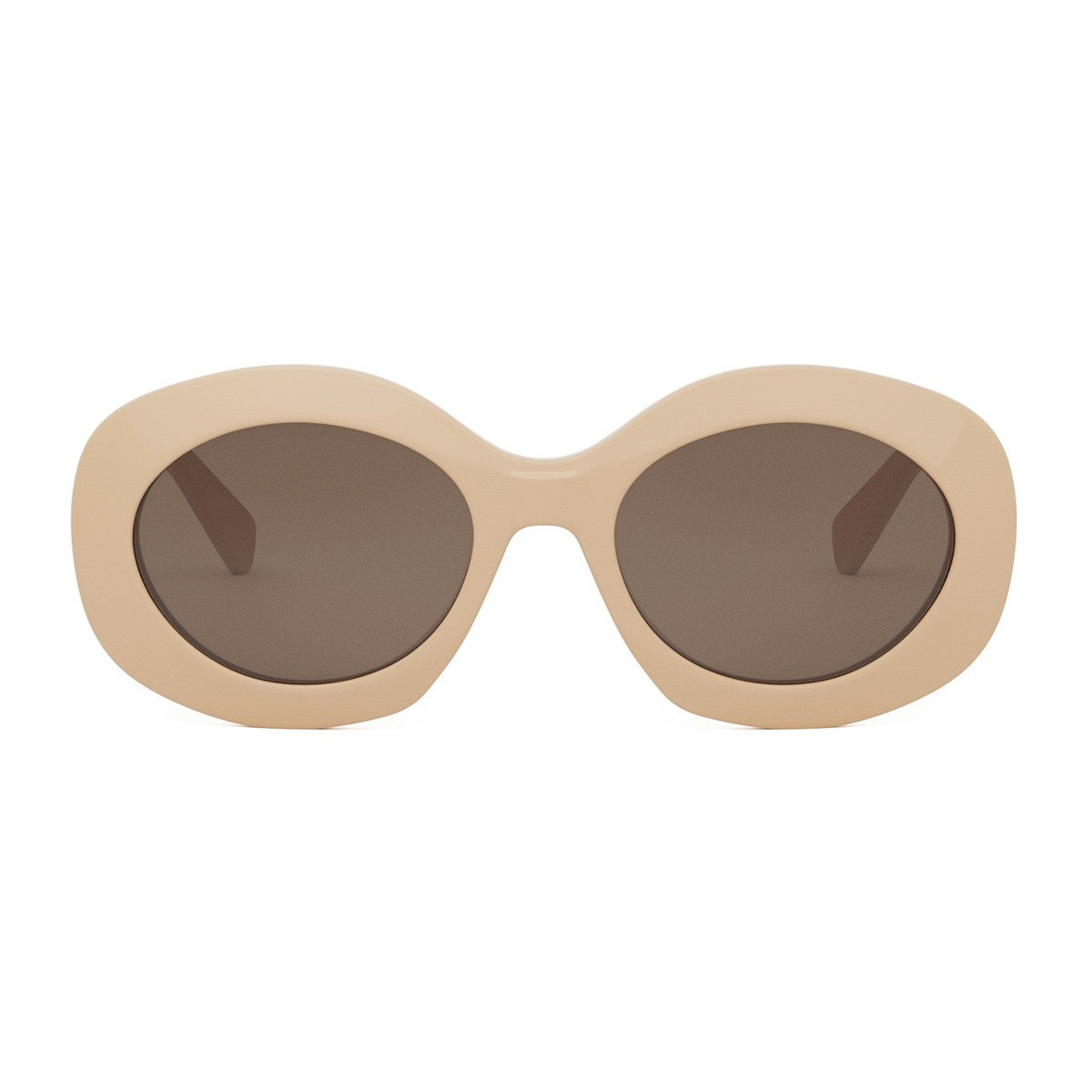 Triomphe Beige Acetato Sunglasses
