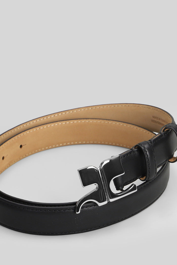 Belts in black leather Accessori