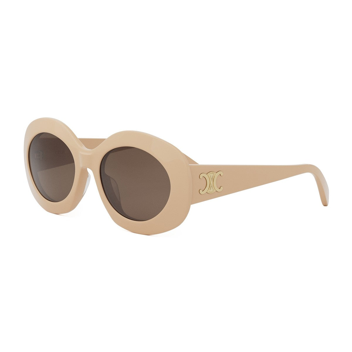 Triomphe Beige Acetato Sunglasses
