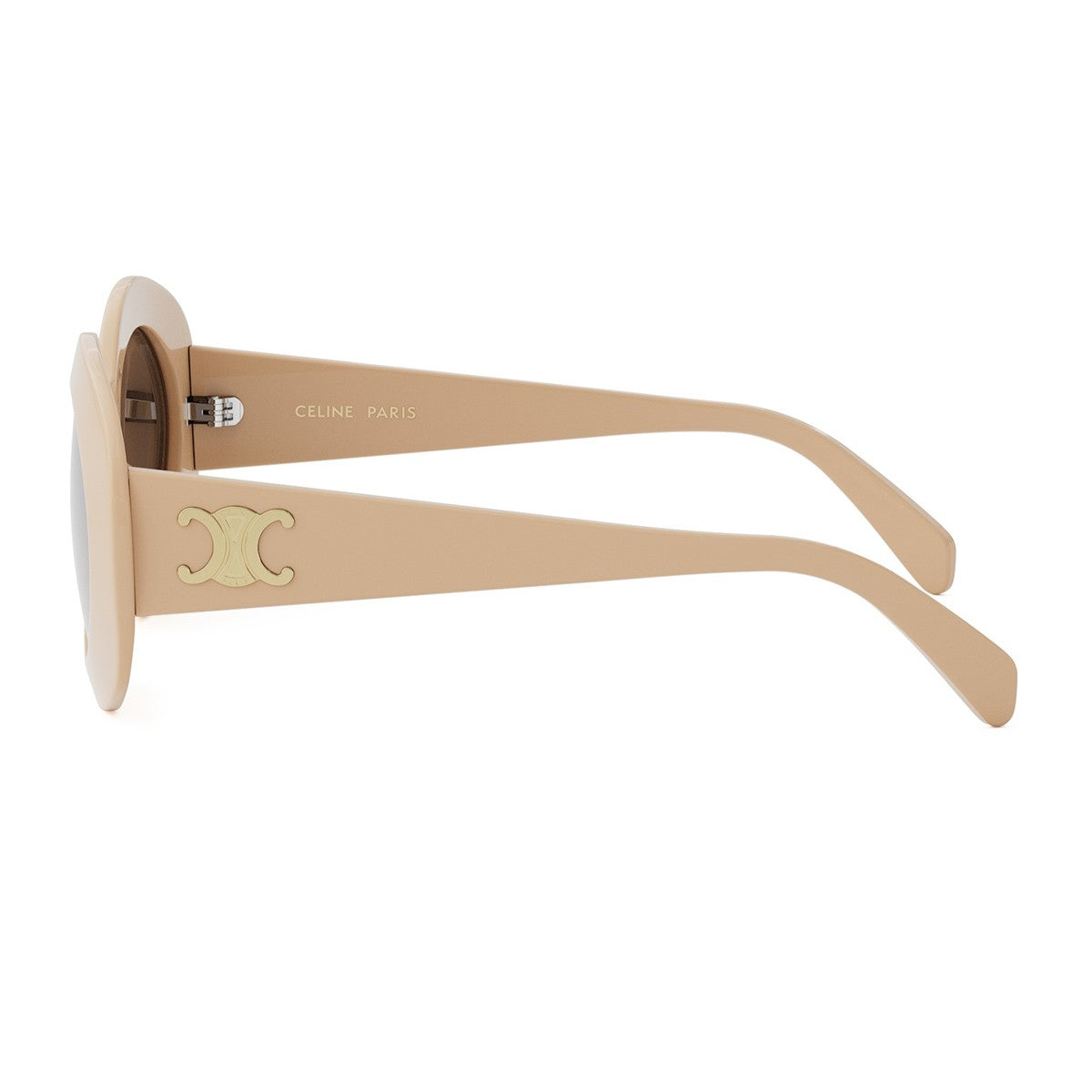 Triomphe Beige Acetato Sunglasses