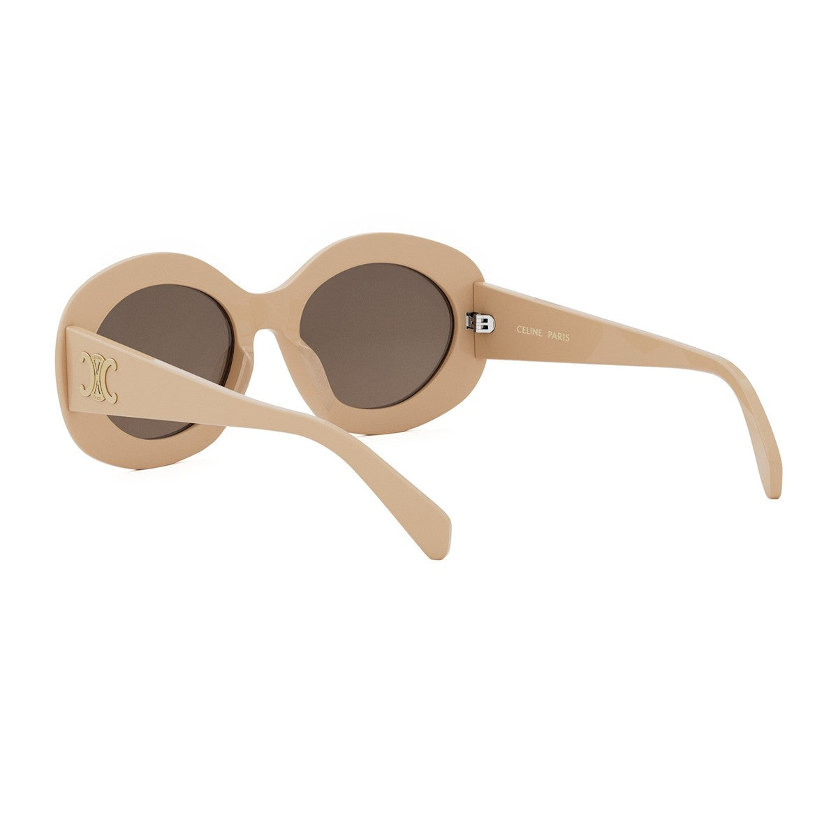 Triomphe Beige Acetato Sunglasses