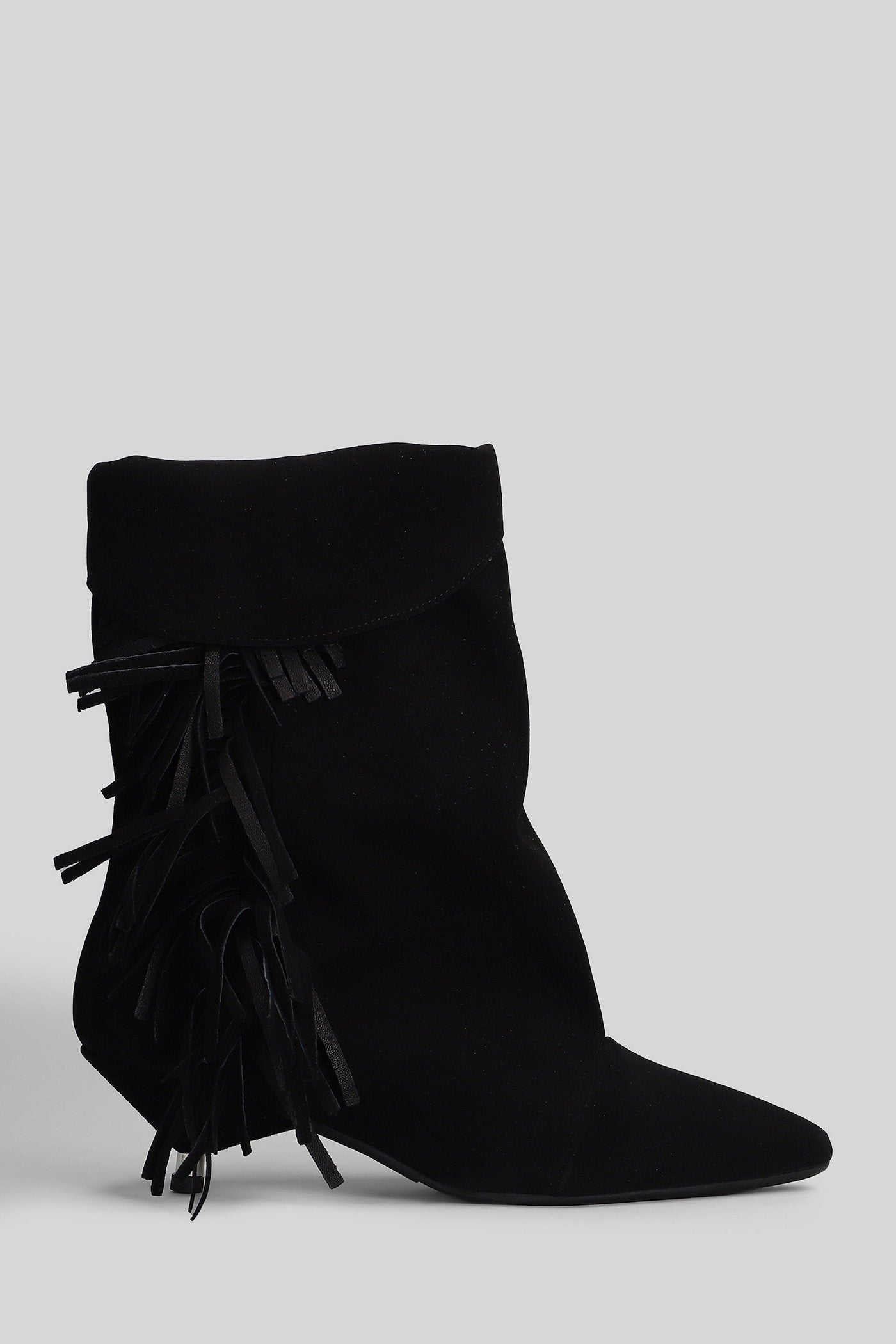 Ariana low heels Ankle boots in black suede Scarpe