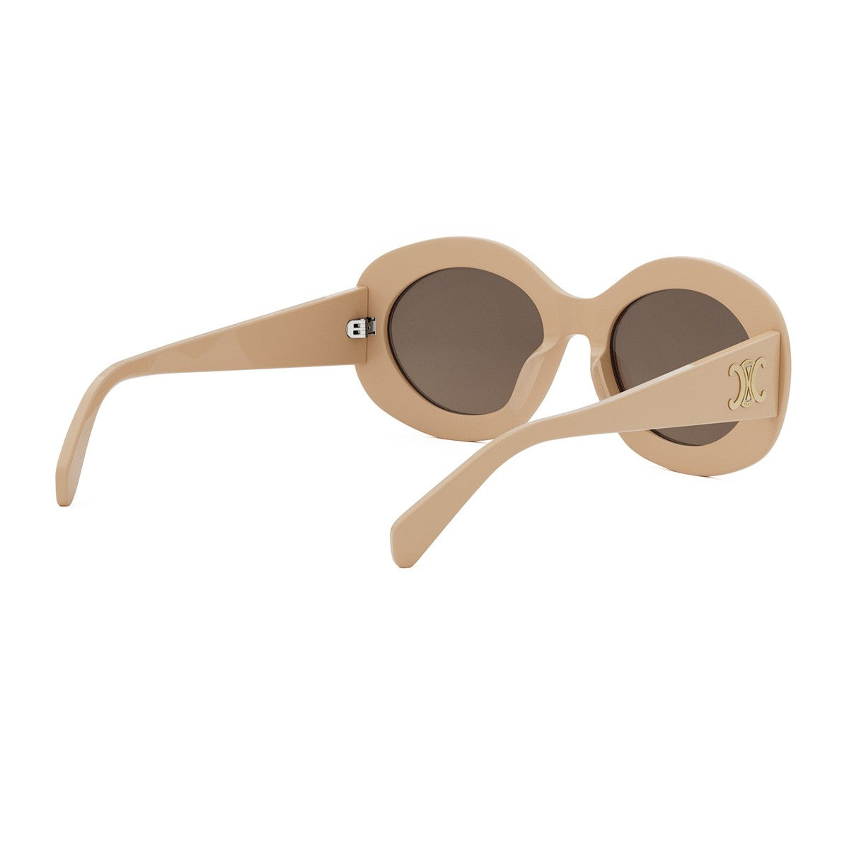 Triomphe Beige Acetato Sunglasses