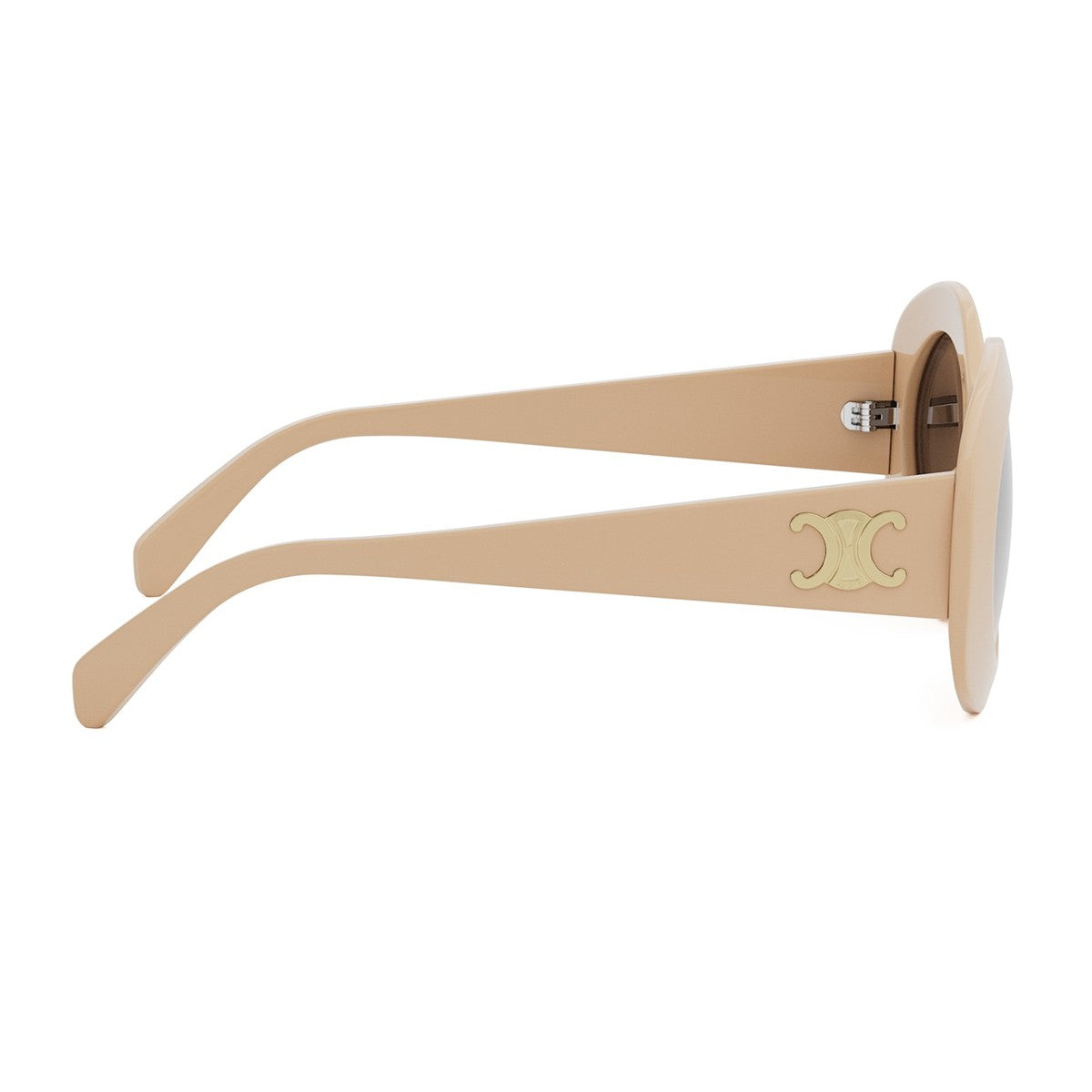 Triomphe Beige Acetato Sunglasses