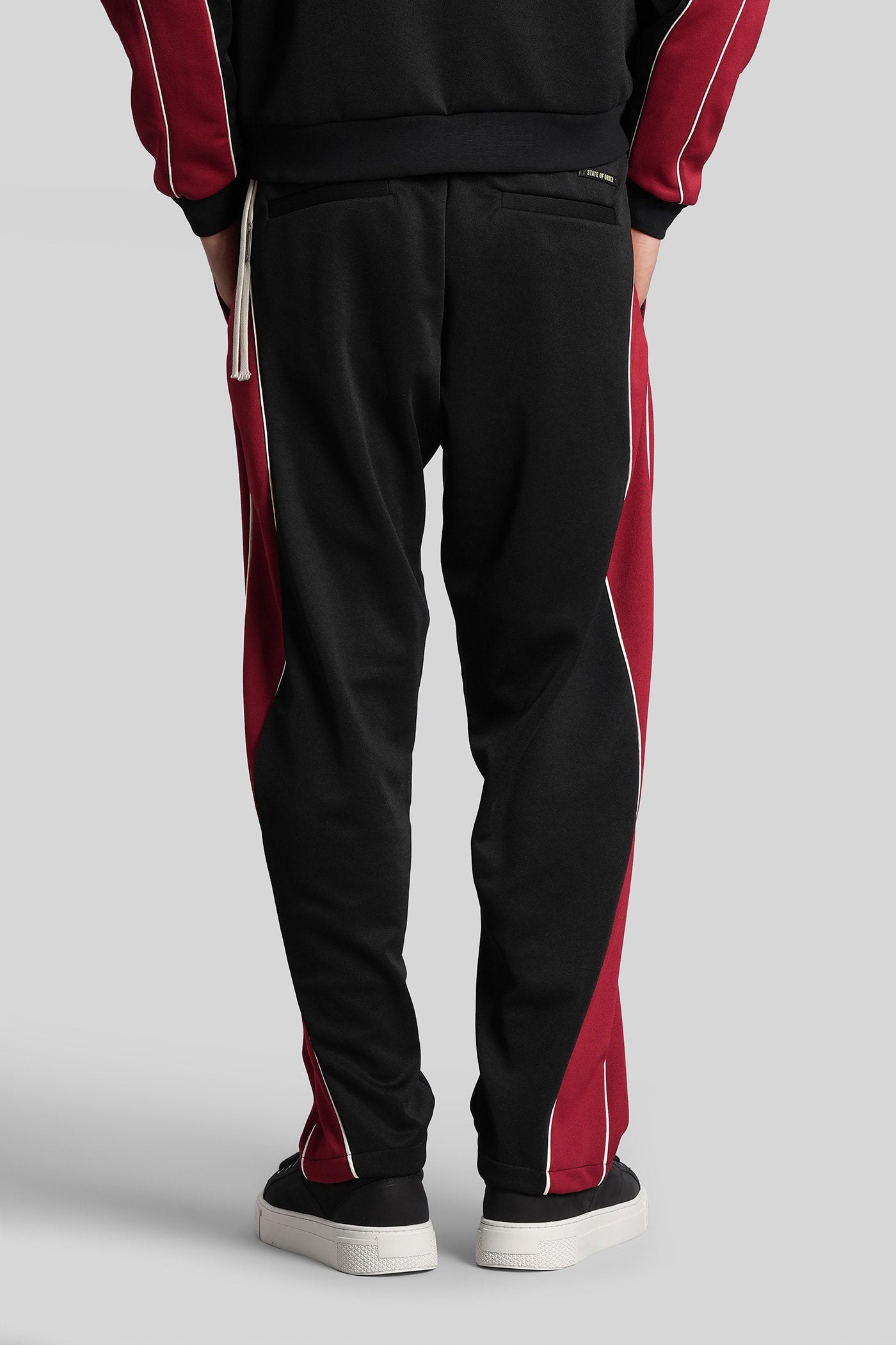 Teknit wave Pants in black polyester Abbigliamento