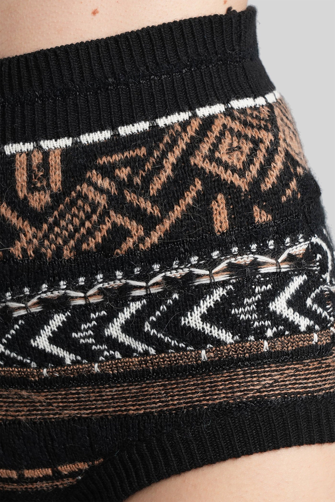 Shorts in black polyamide Abbigliamento