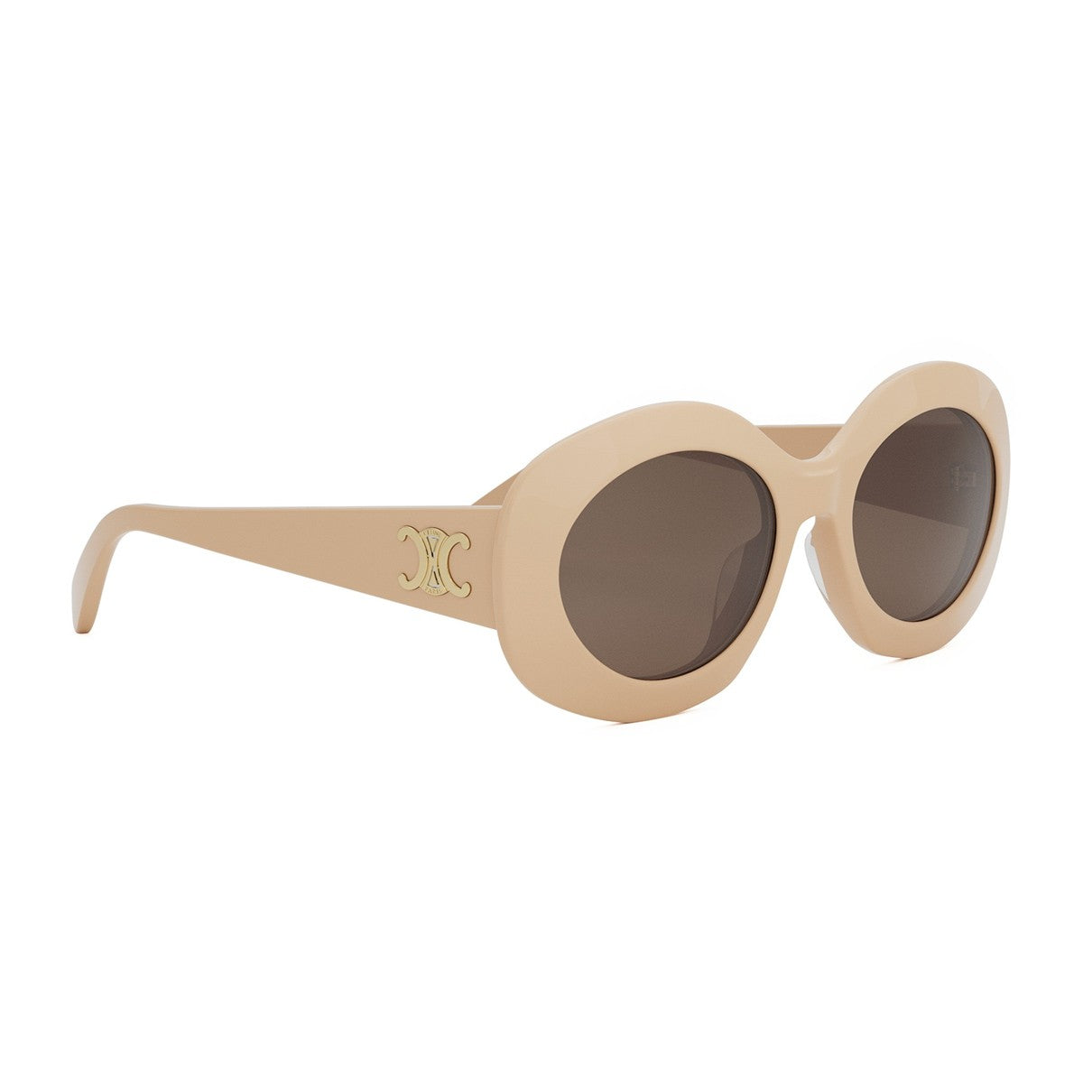 Triomphe Beige Acetato Sunglasses