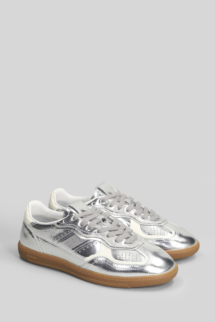 Tb.490 Sneakers in silver leather Scarpe