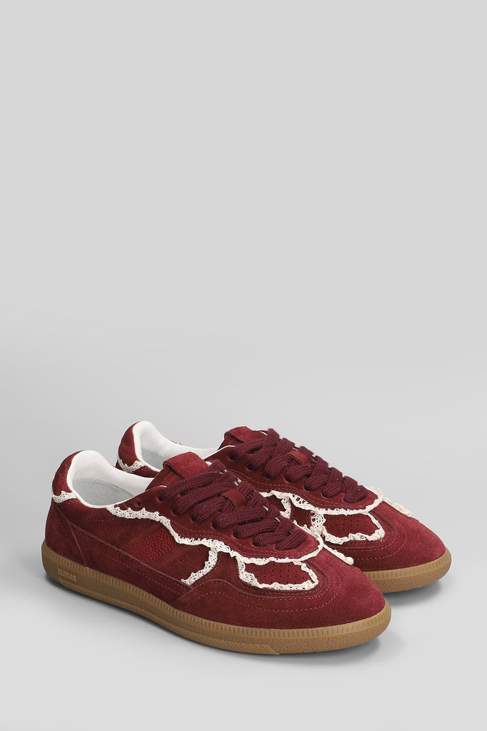 Tb.490 Sneakers in bordeaux suede Scarpe