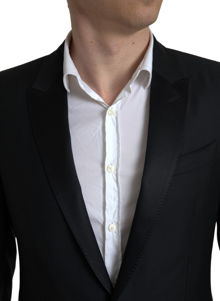 Dolce & Gabbana 87% Virgin Wool blazer in black
