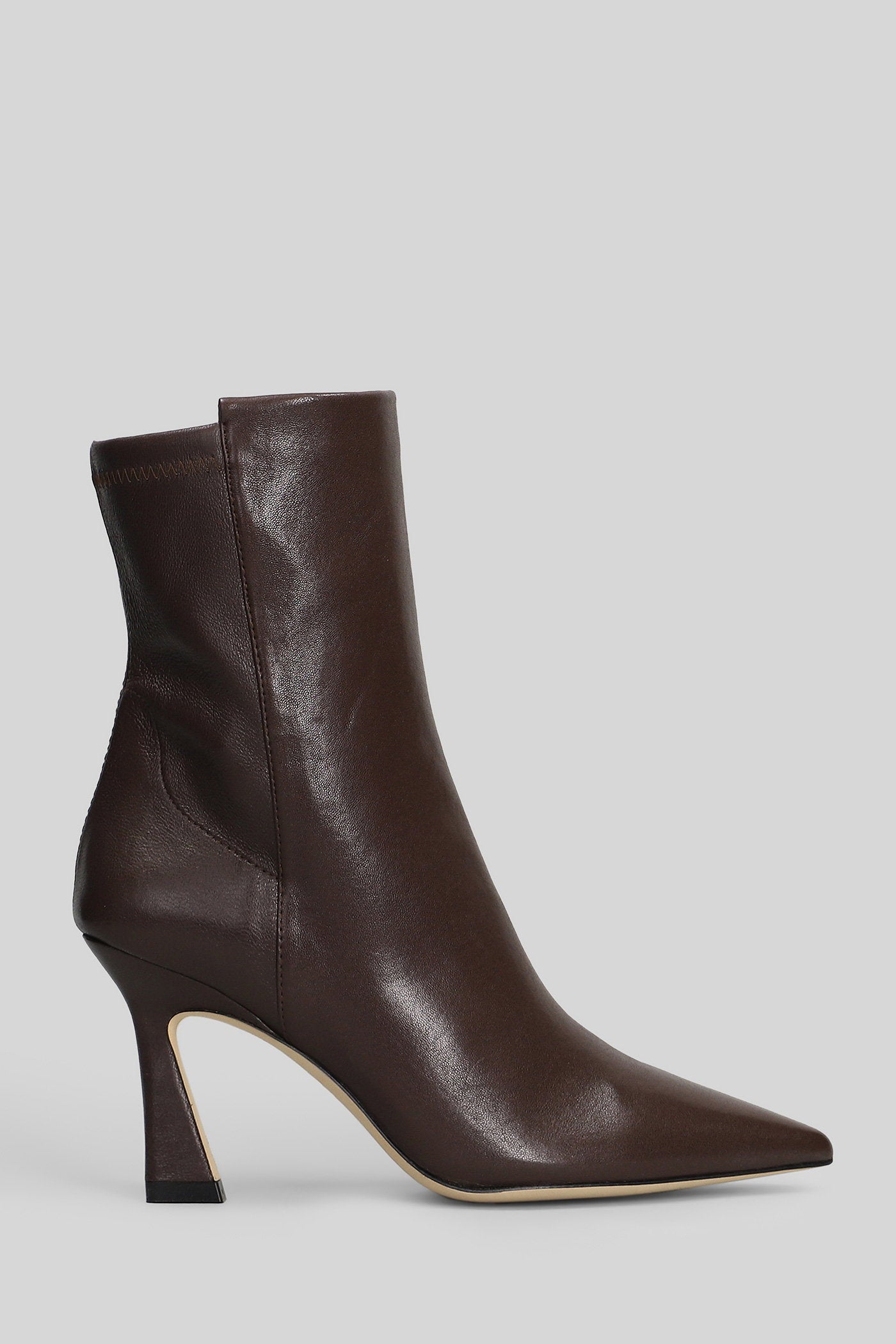 5050 vinnie High heels Ankle boots in brown leather Scarpe