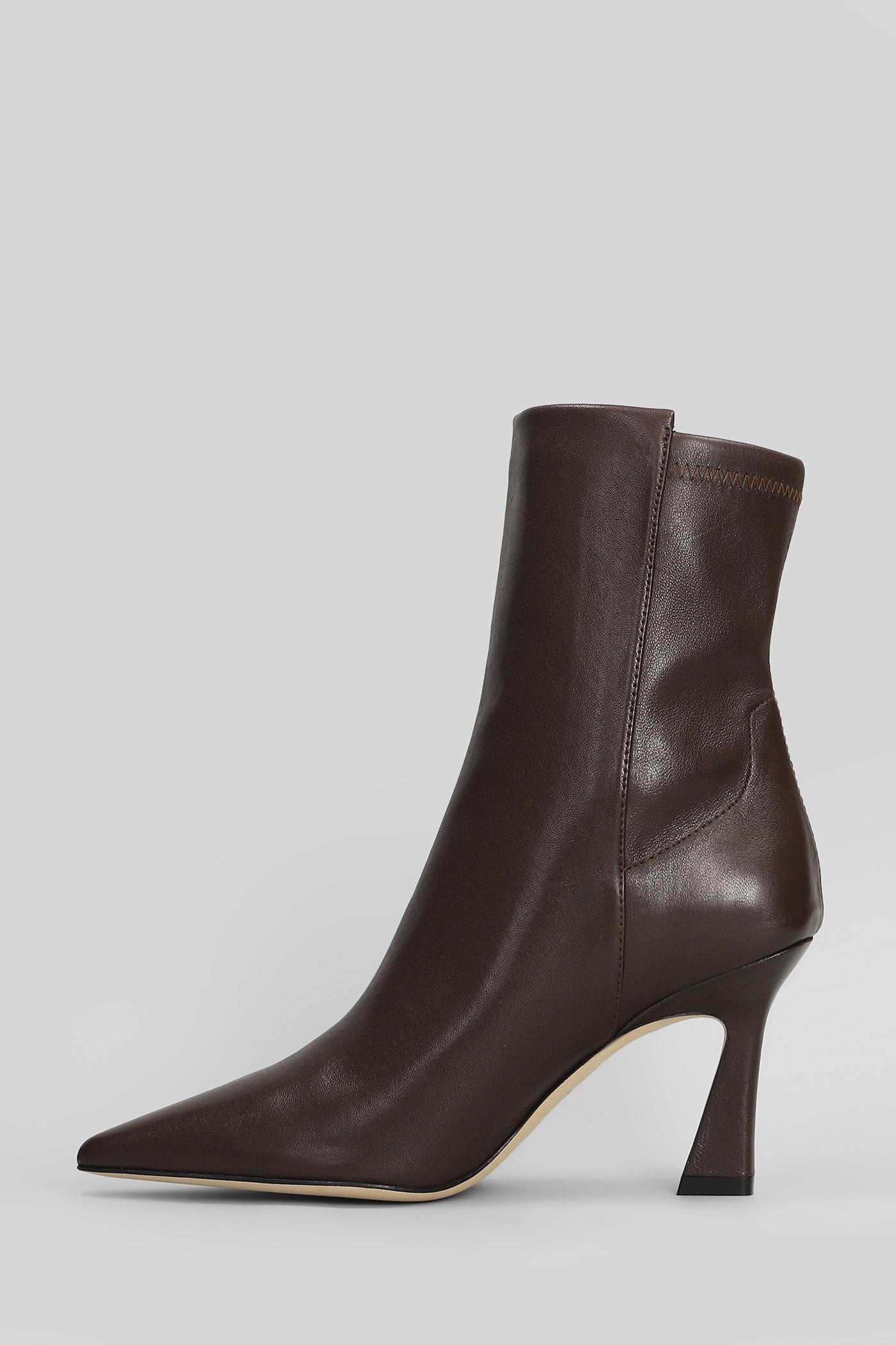 5050 vinnie High heels Ankle boots in brown leather Scarpe