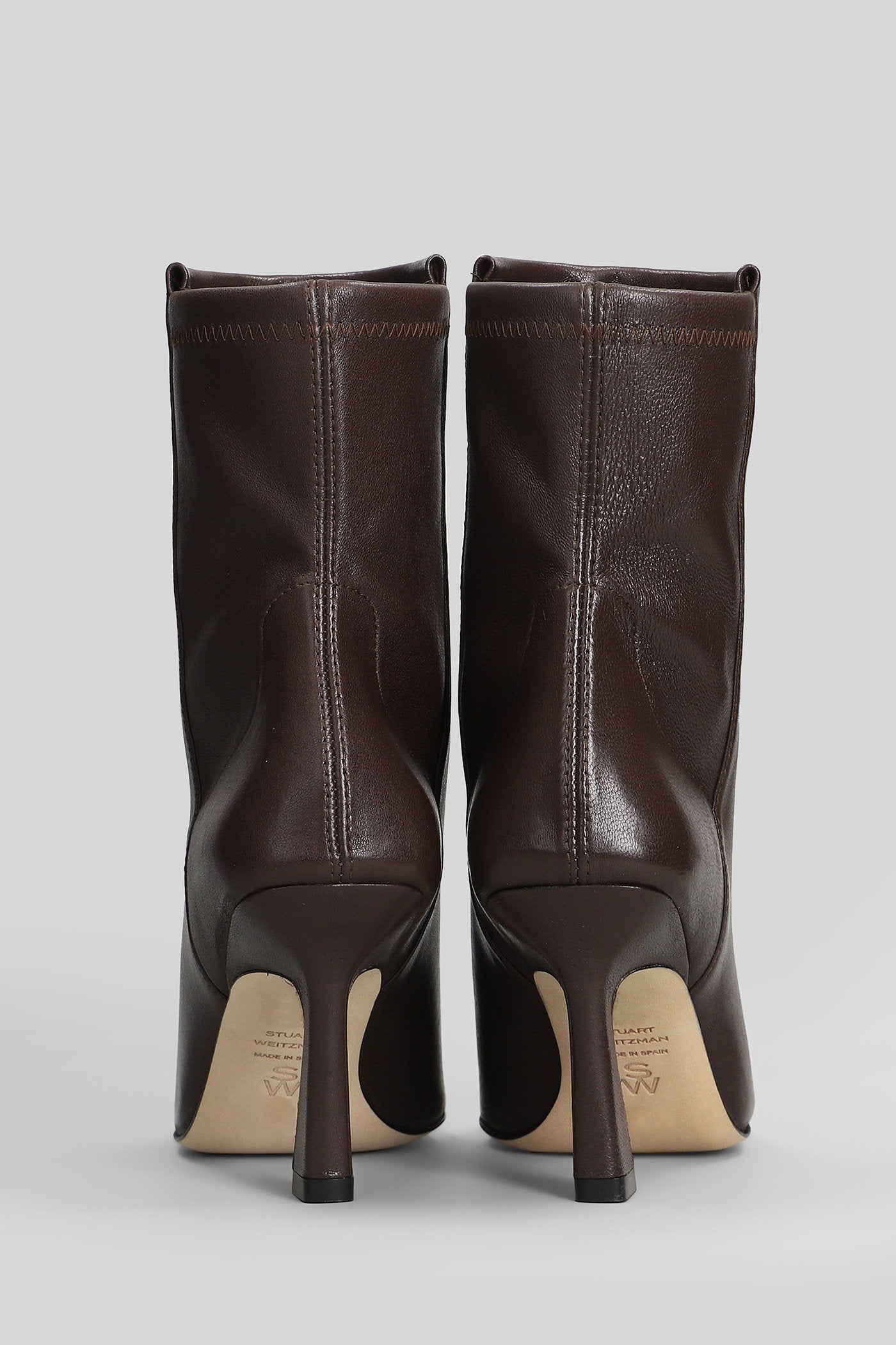 5050 vinnie High heels Ankle boots in brown leather Scarpe