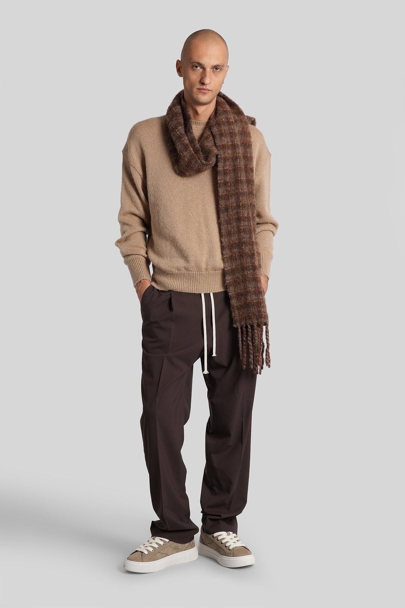 Knitwear in Camel wool Abbigliamento