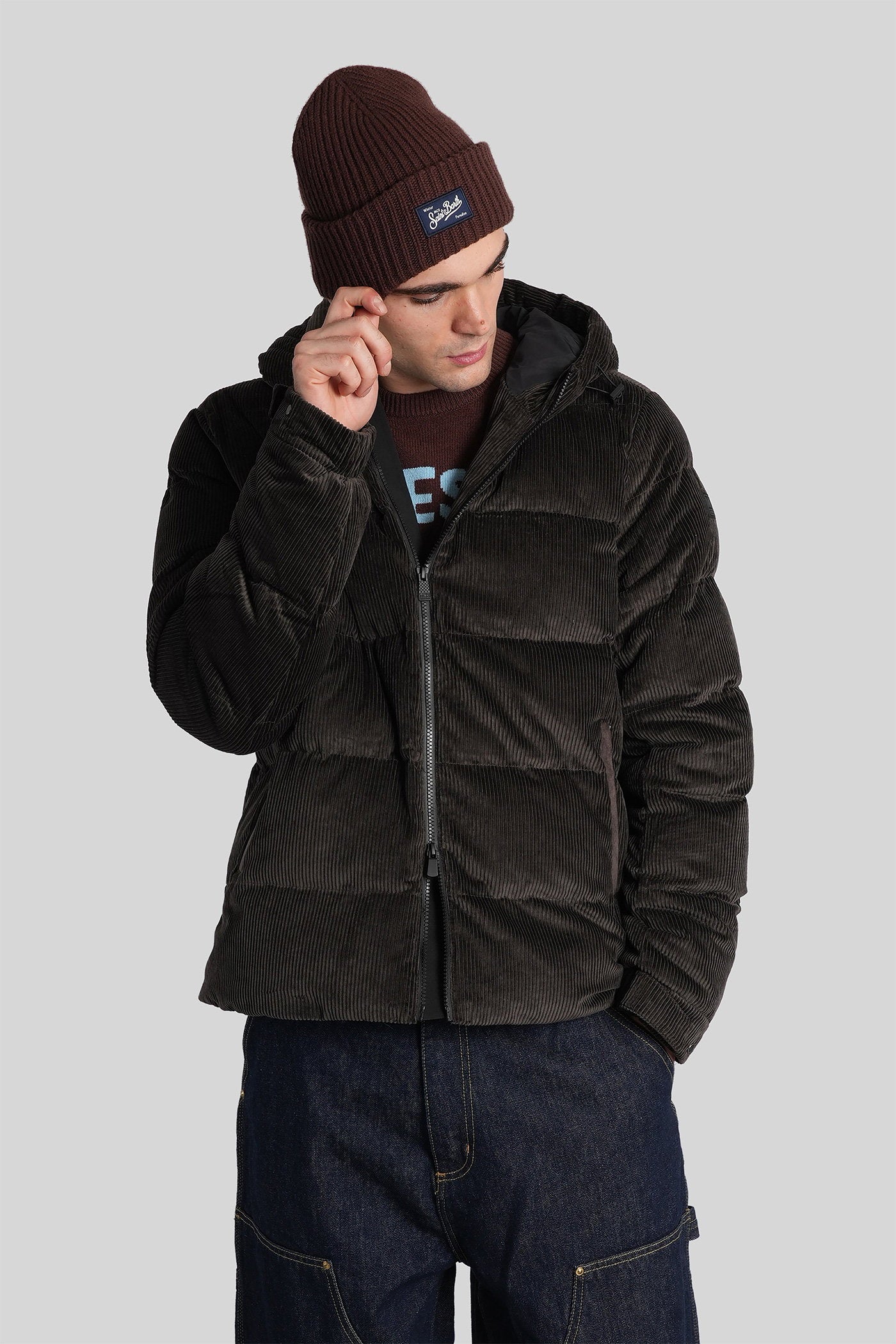Maier pocket puffer in brown cotton Abbigliamento