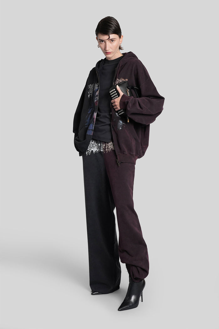 Pants in black cotton Abbigliamento