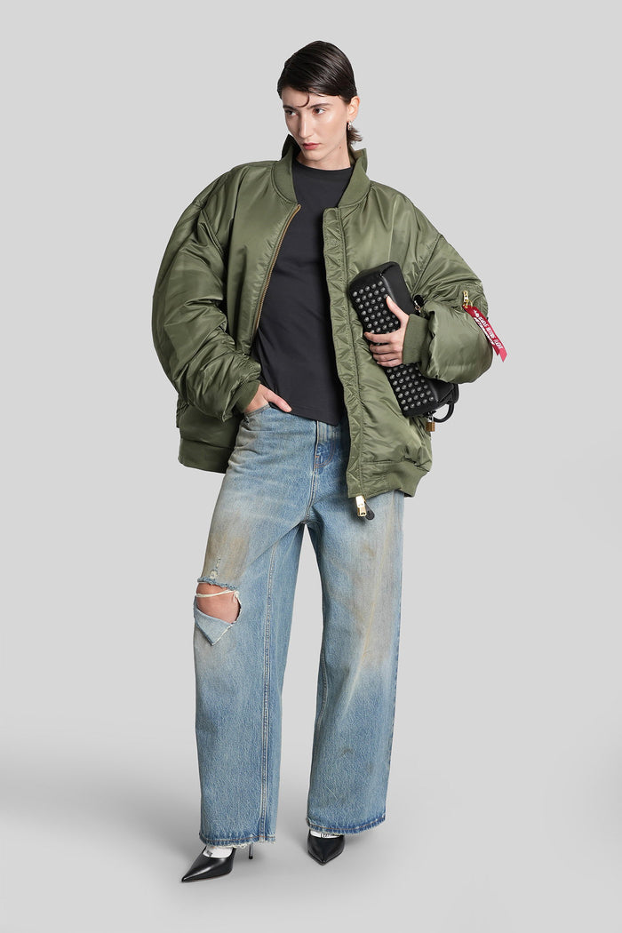 Jeans in blue cotton Abbigliamento