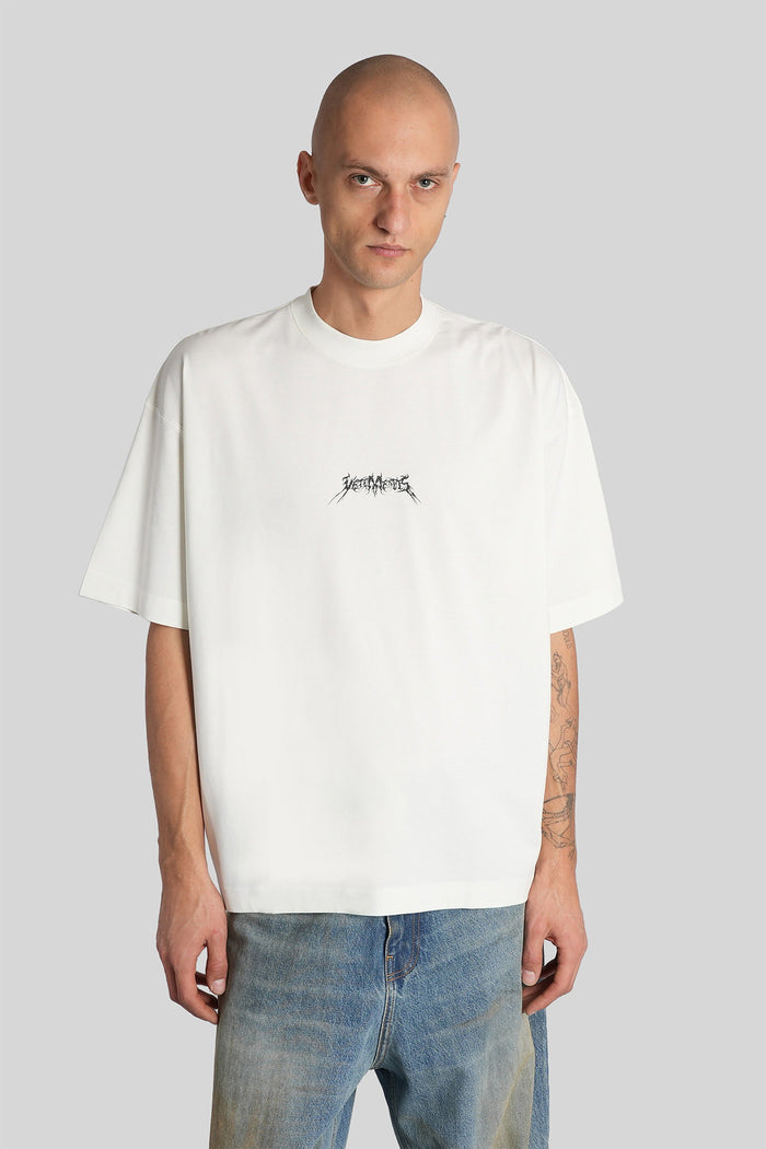 T-Shirt in white cotton Abbigliamento