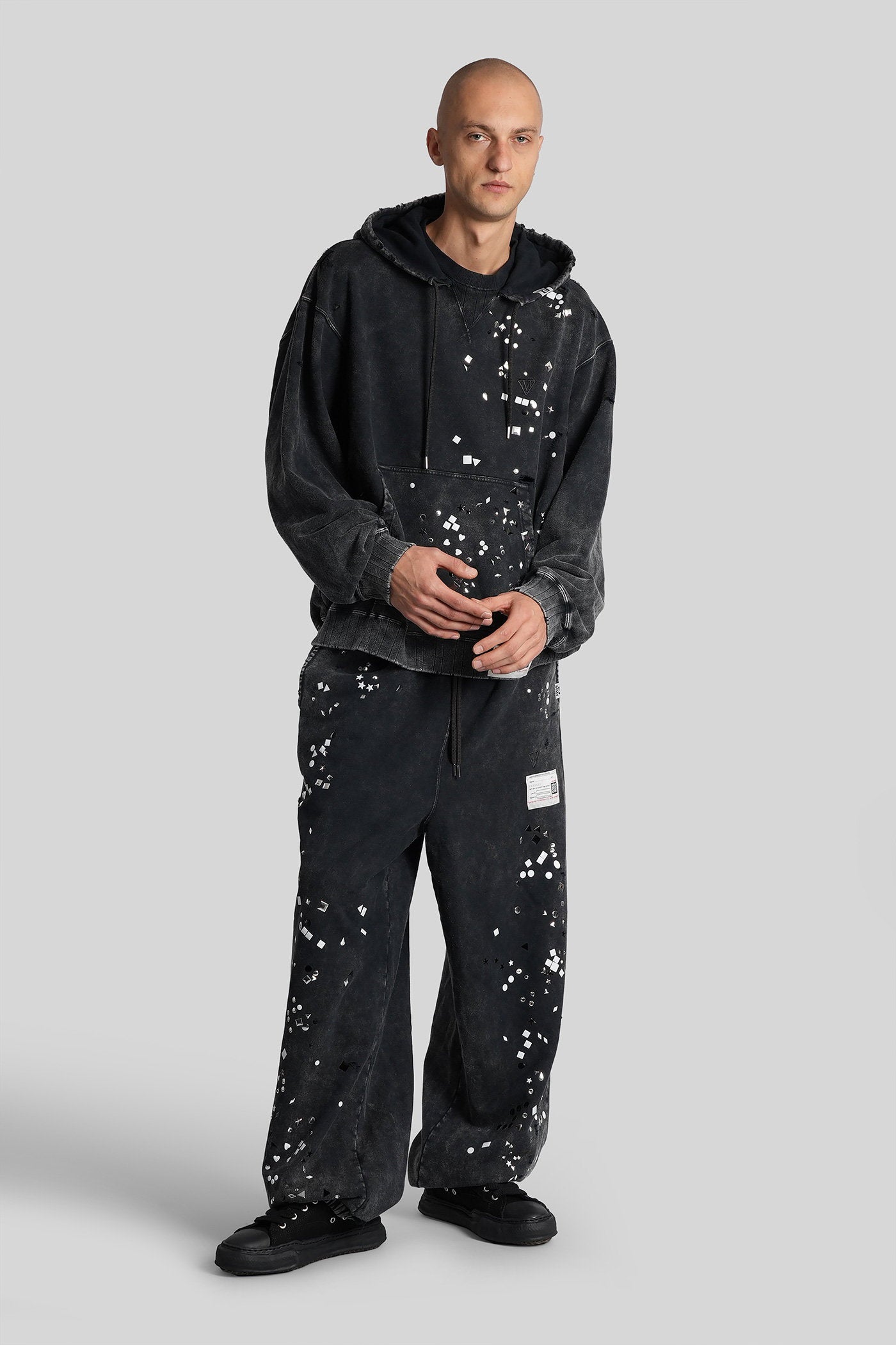 Sweatshirt in black cotton Abbigliamento