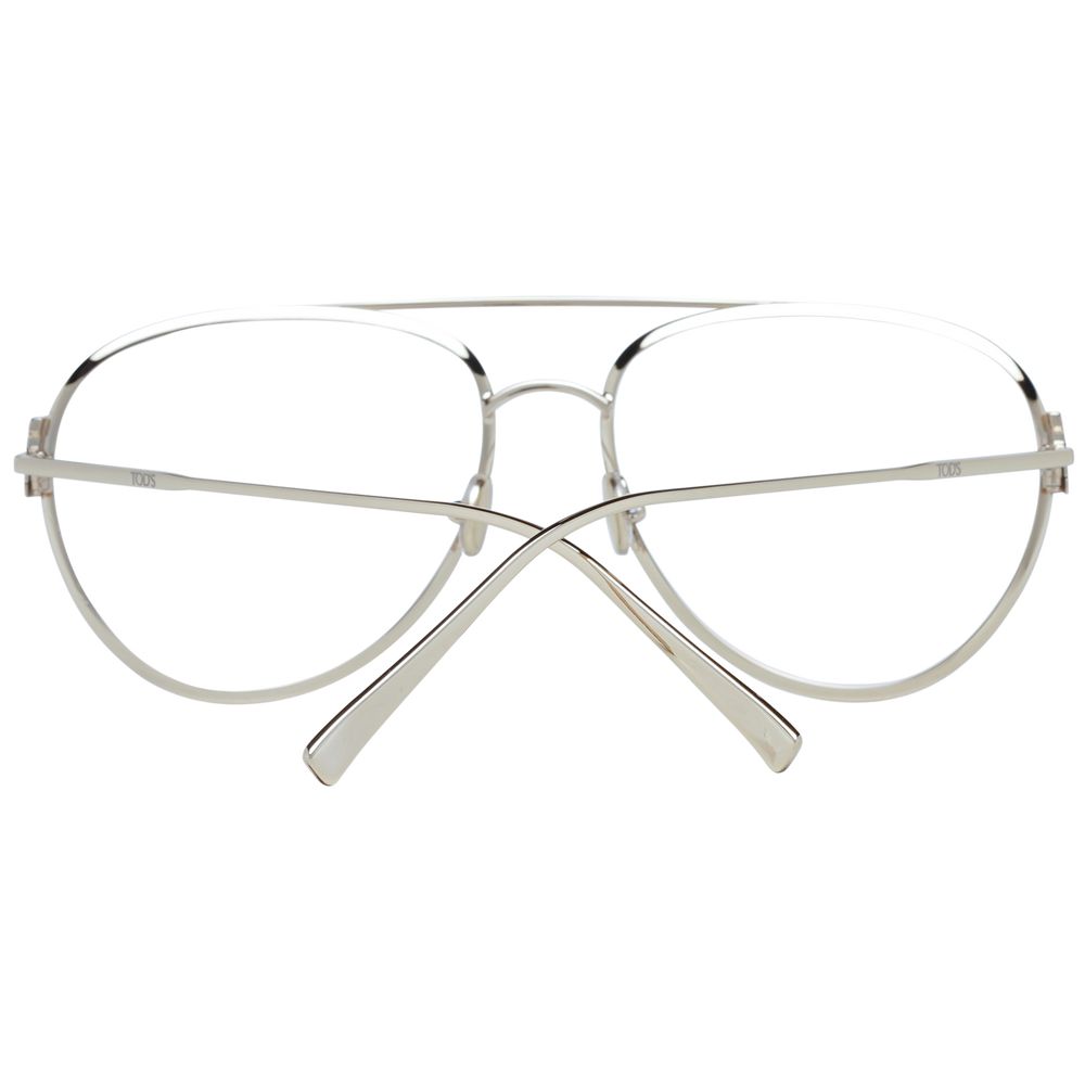 Tod's TO-1047249 Metal alloy frame eyeglasses in gold — view 3