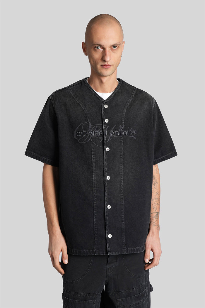 Shirt In Black Cotton Abbigliamento