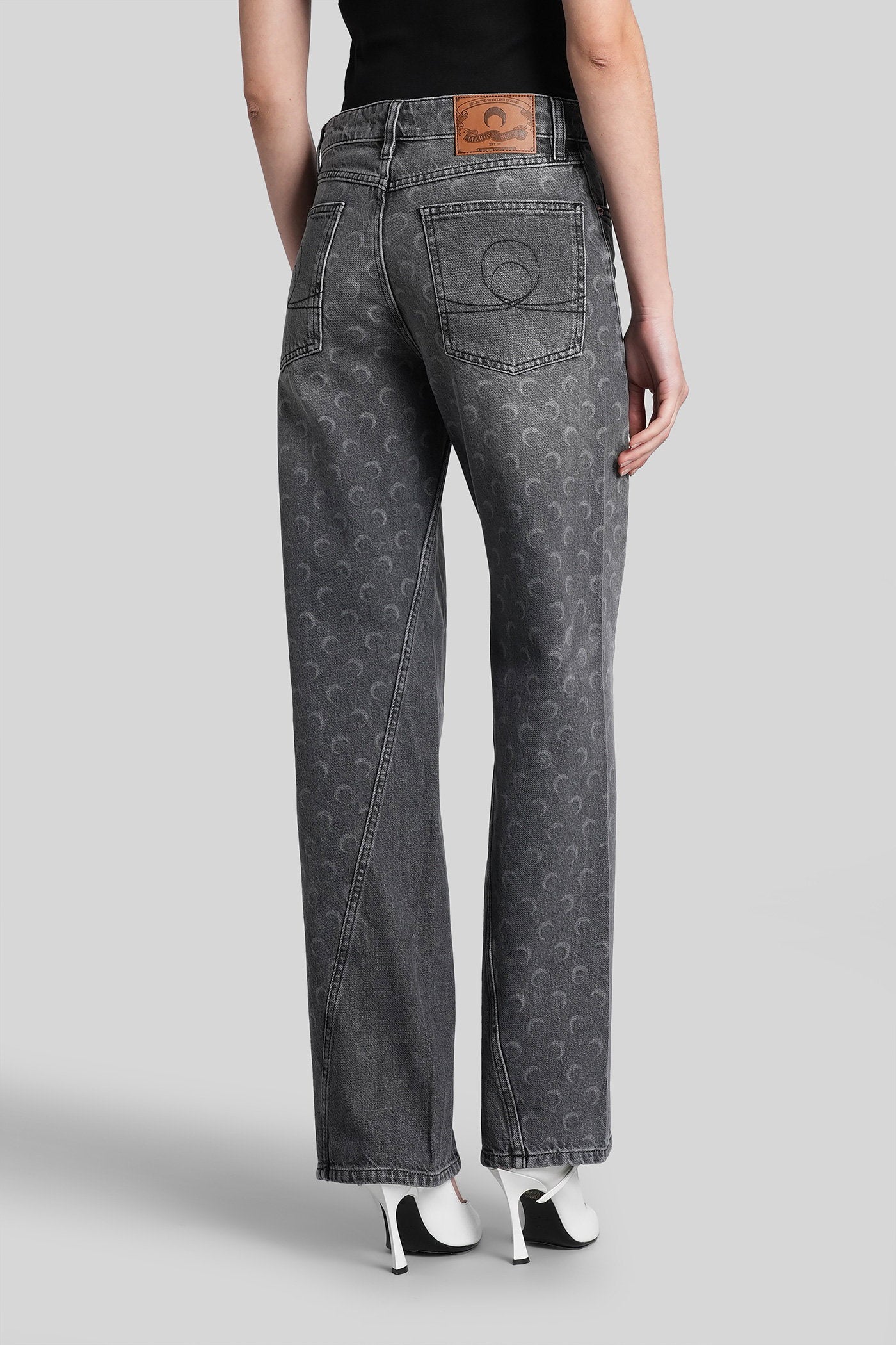 Jeans in grey denim Abbigliamento