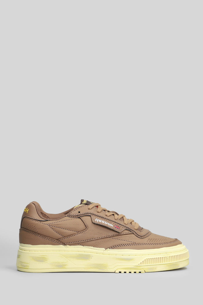 Club c ltd Sneakers in brown leather Scarpe
