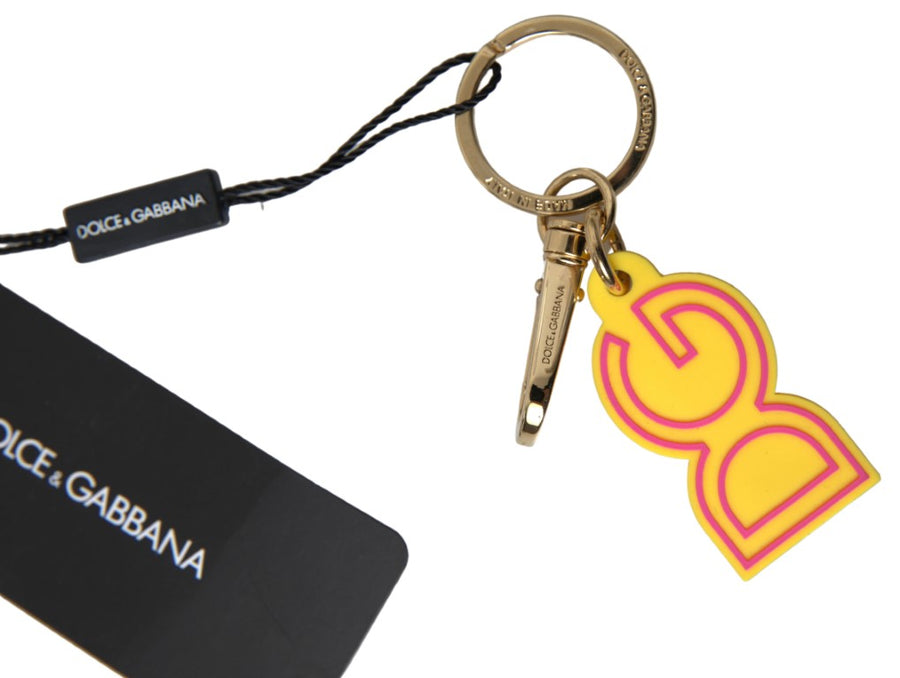 Dolce & Gabbana 40% Zamak key charm in yellow